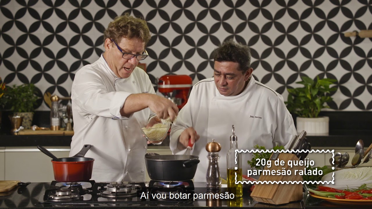 Polenta com Creme de Gorgonzola por Claude Troisgros | Supermercados Pague Menos