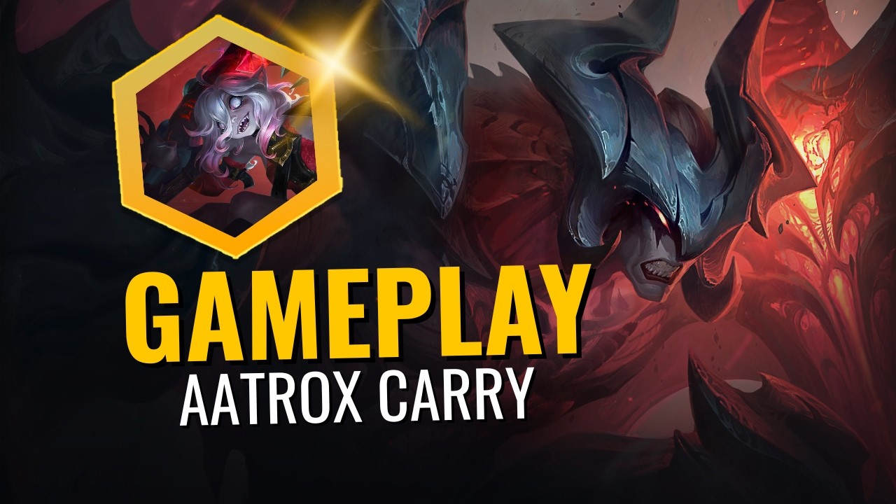 TFT - USEI O MELHOR EARLY GAME DO JOGO PRA JOGAR DE AATROX CARRY!!! - Set 16