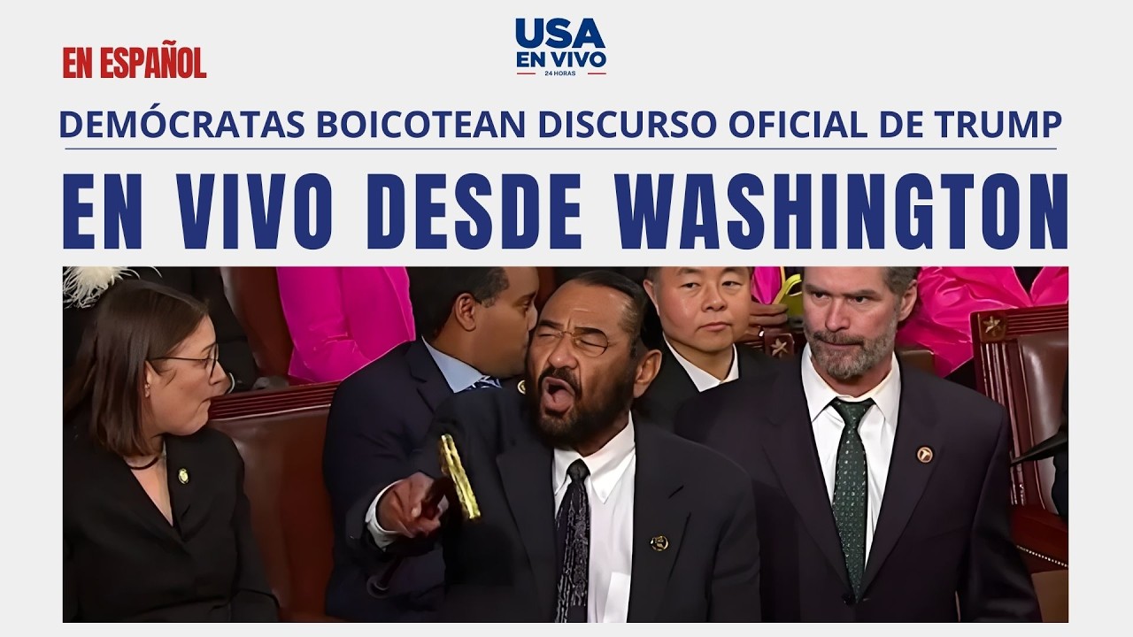 Demócratas boicotean discurso oficial y asisten al “Estado de la Unión del Pueblo” | USA EN VIVO 🔴