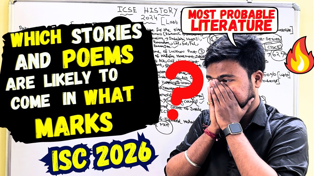 ISC 2026:Which POEMS & STORIES are Likely to come?😱How to score 80/80 i it?😱Theme✅ Title✅ Character✅
