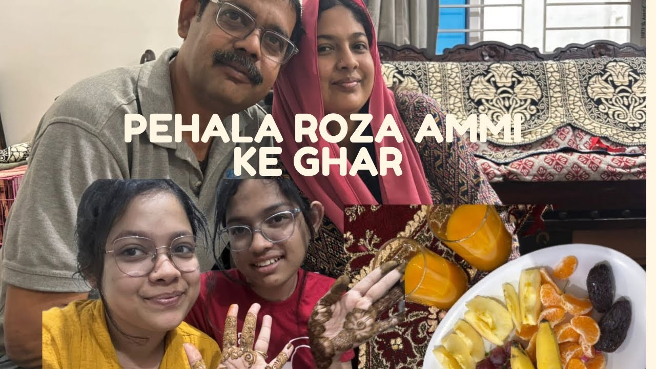 Pehala roza Ammi ke ghar also preparation for bff engagement 