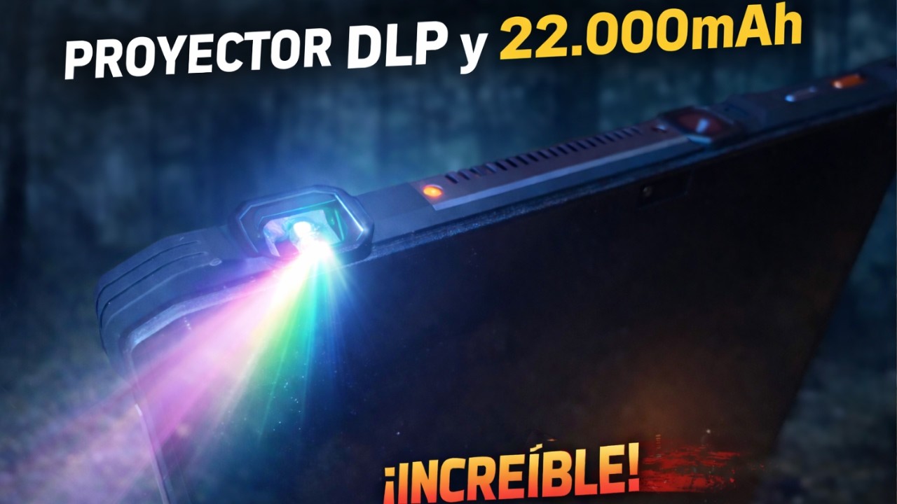 El CINE allá donde estés: ULEFONE ARMORPAD 5 ULTRA con proyector DLP