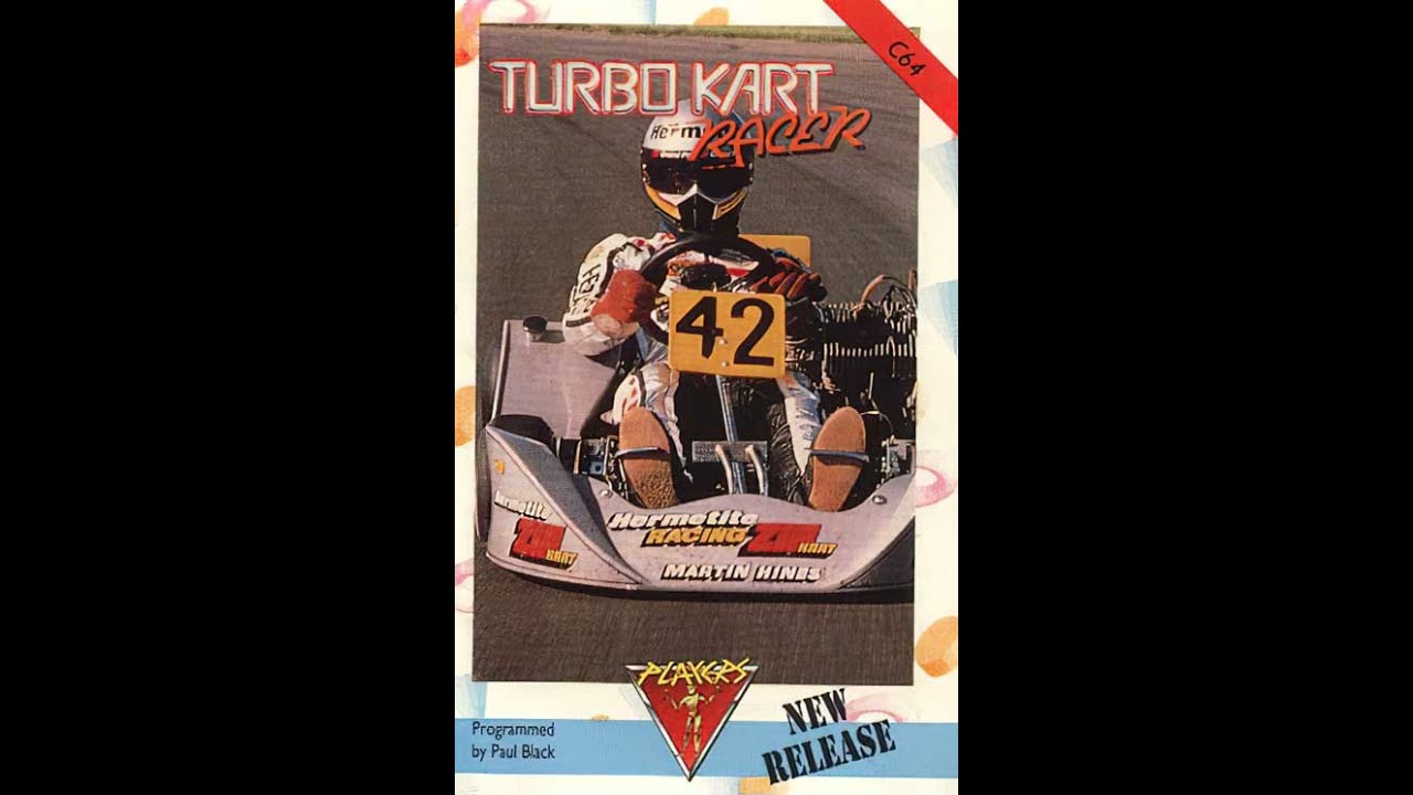 Commodore 64 Disk Loader Players Software Turbo Kart Racer 1991