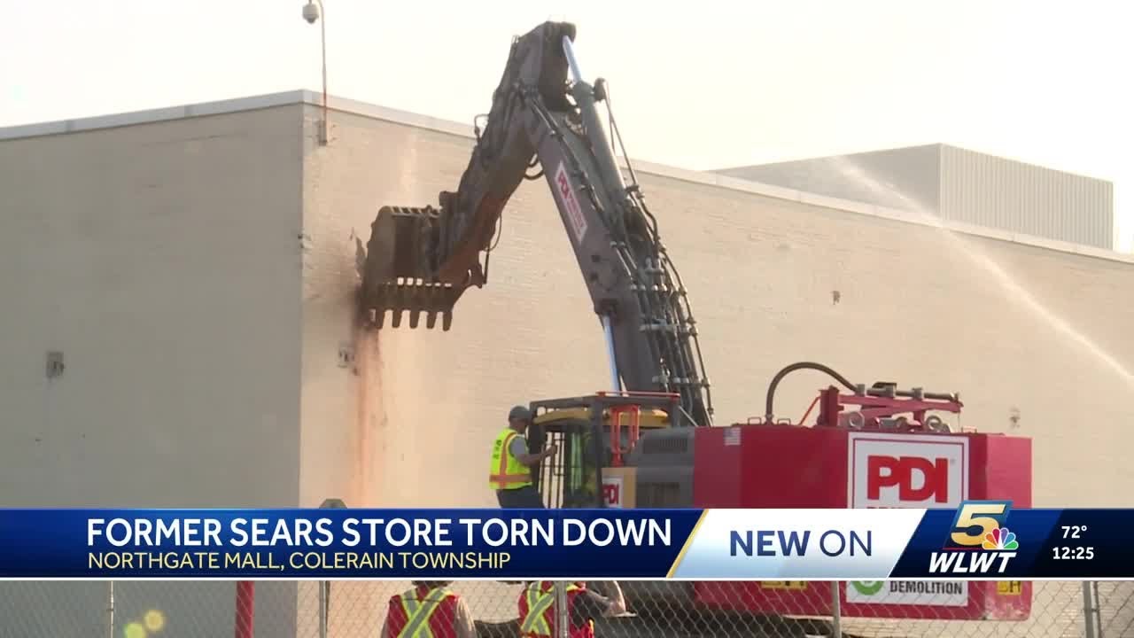 Demolition begins at former Sears space at Northgate Mall