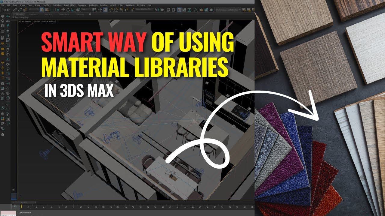 Ep 05 | Smart way of using material libraries in 3Ds Max
