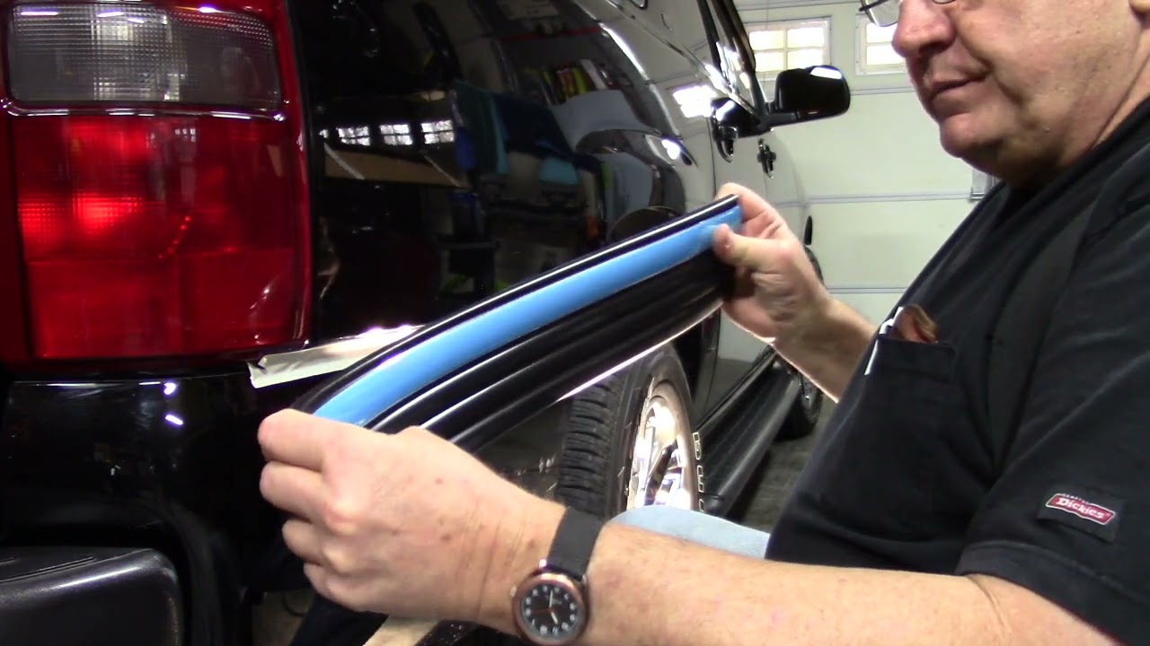 Adding side trim (molding) to your Yukon or Suburban.