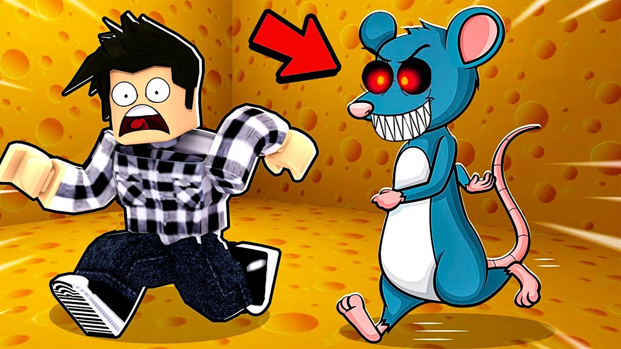 ENFERMER DANS LE FROMAGE DE RATATOUILLE MÉCHANT ! (Cheese Escape Horror)