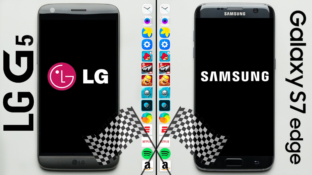 LG G5 vs. Galaxy S7 Edge Speed Test