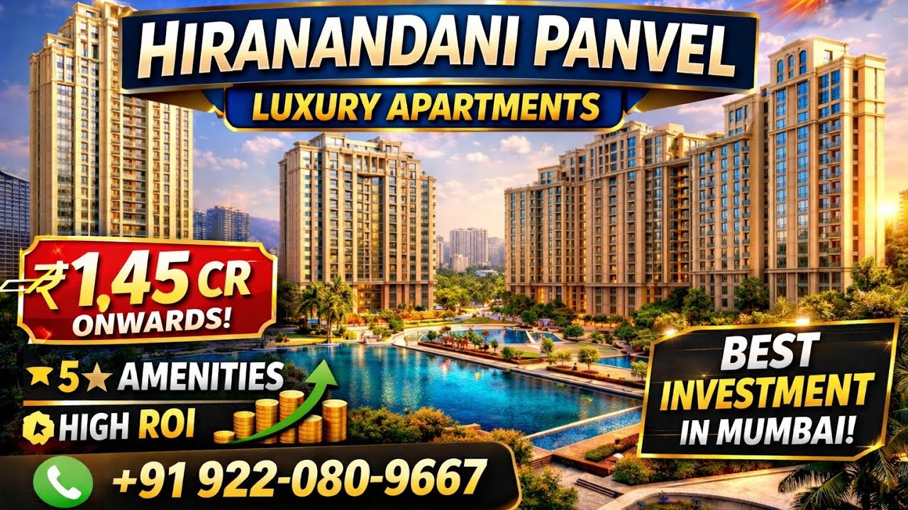 Mumbai Property Boom 2026 🚀 | Hiranandani Panvel Luxury Apartments | Best Investment in Mumbai 🏙️