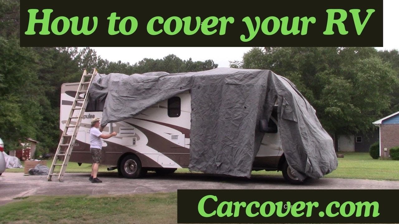 RV cover from carcover.com #rvlife #rvliving #carcover #RVcover