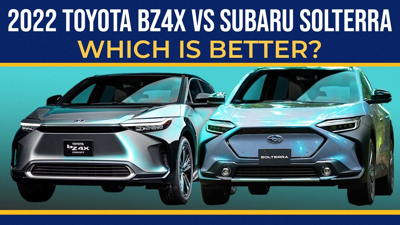 The ALL NEW 2022 Toyota BZ4X vs Subaru Solterra - Which Is BETTER?