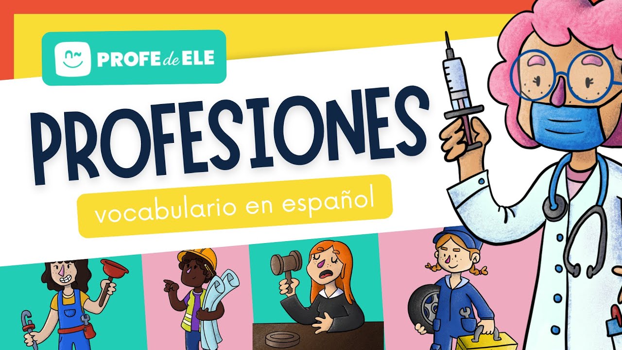 👷‍♂️👩‍🏭Vocabulario de las profesiones en español | ProfedeELE.es