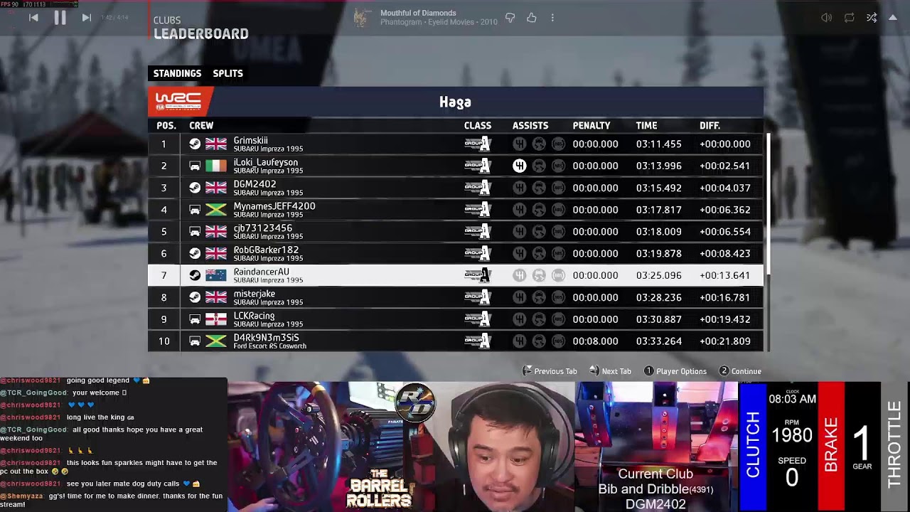 Roller Clubs: BarrelRollers, TragicRallyist, FunWheelDrive & maybe ACR 0.3 after! | Clubsport DD+ |