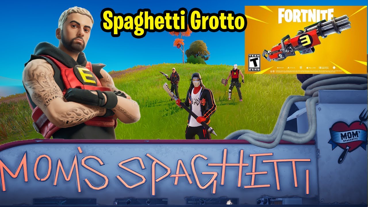 NEW MINIGUN MYTHIC | Eminem Spaghetti Grotto POI