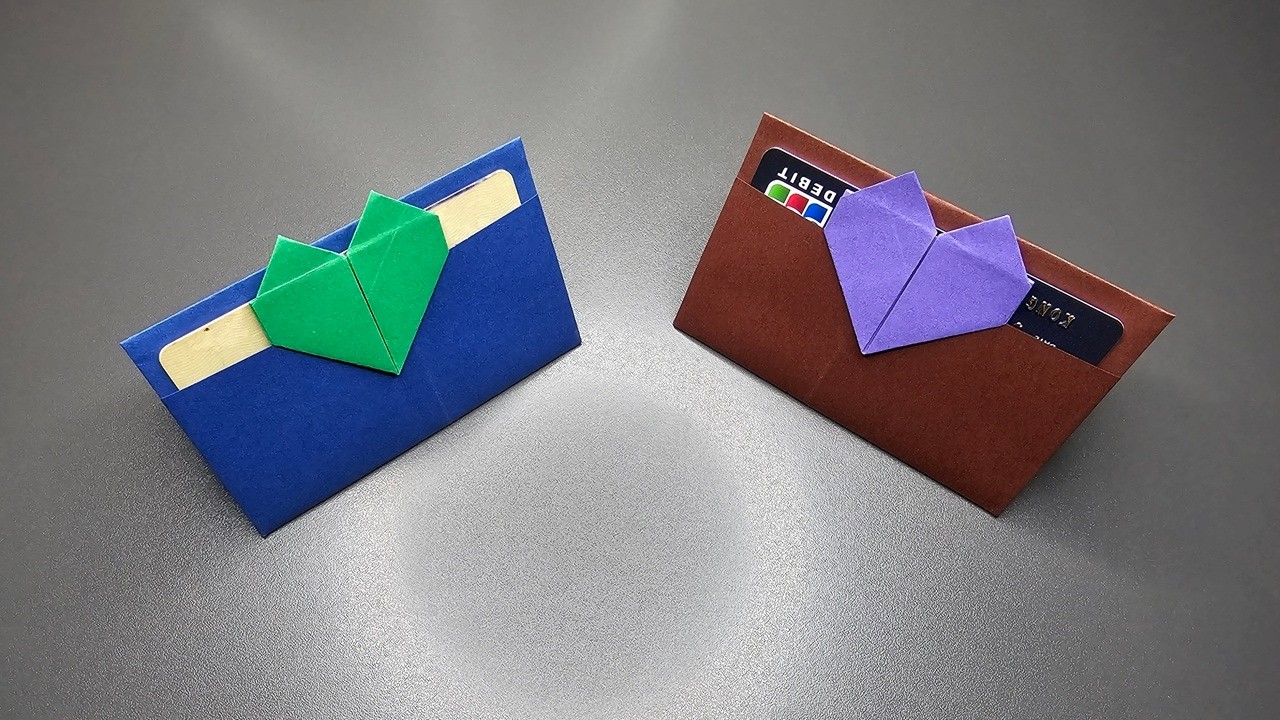 How to make a paper card origami | origami envelope card easy | How To