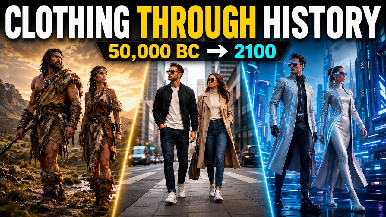 Clothing Through History | 50,000 BC&ndash;2100 Animated Timeline