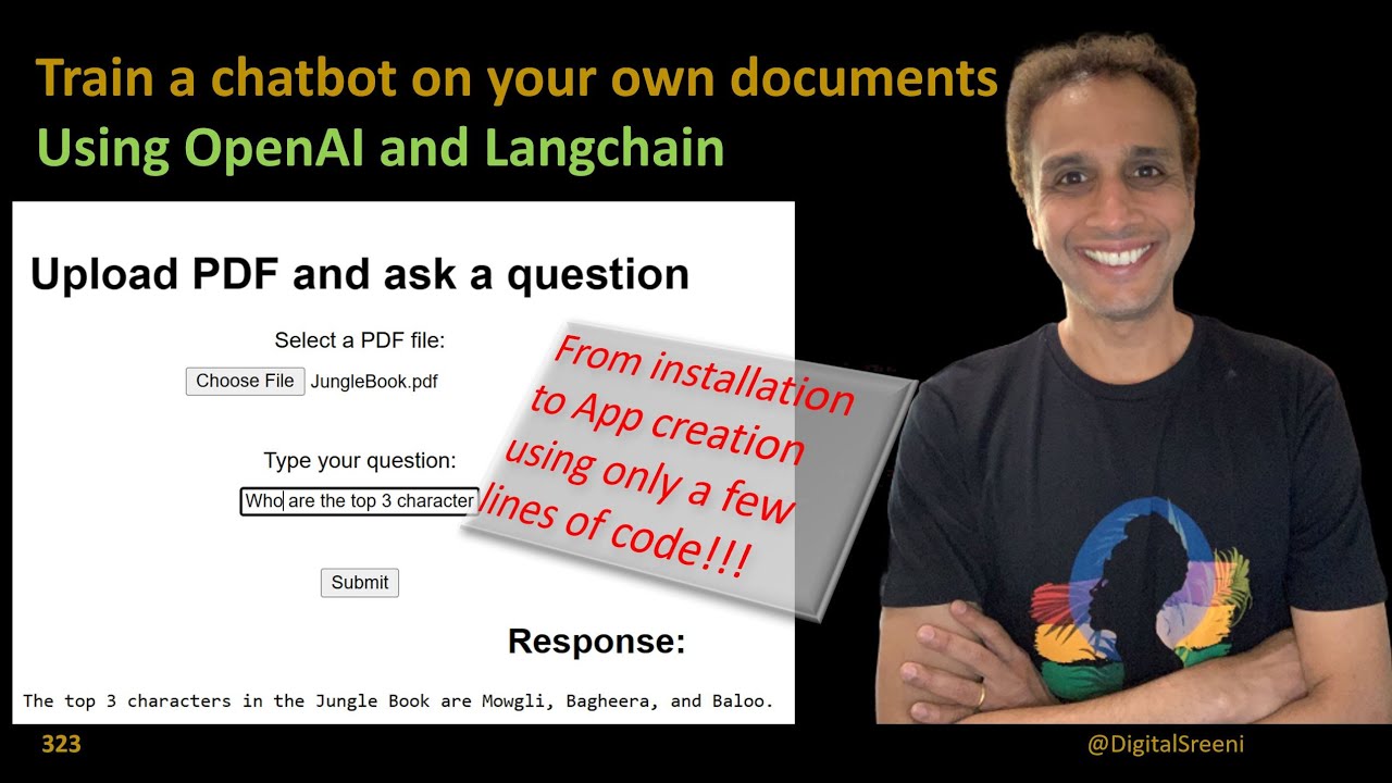 323 - How to train a chatbot on your own documents?