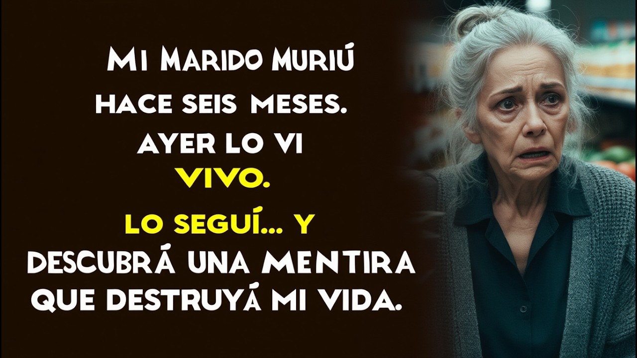 Mi marido murió… pero lo vi vivo y lo seguí hasta descubrir la verdad