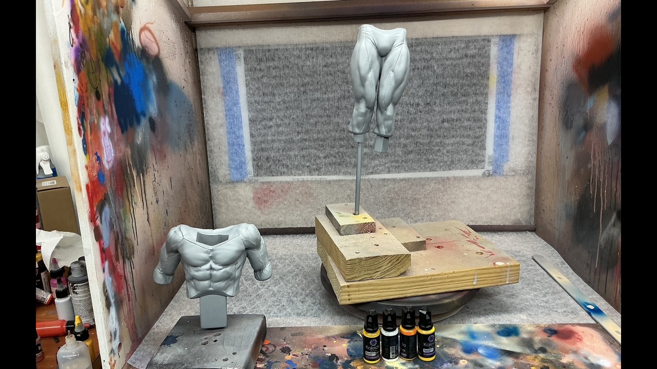 Sentry body with Kaleido Paints then Cammy Hair Sculpting