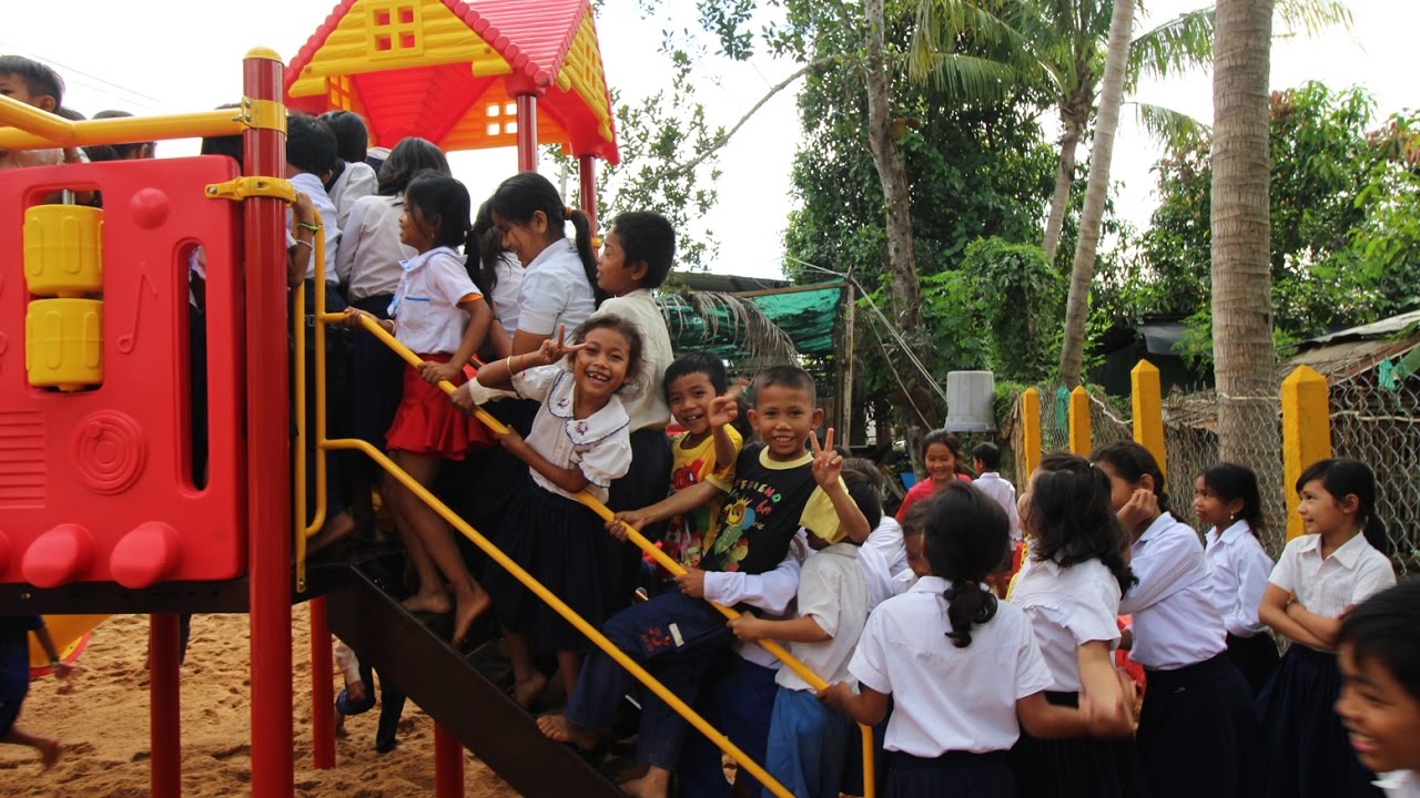WE BUILT A PLAYGROUND IN RURAL CAMBODIA - Pt. 2