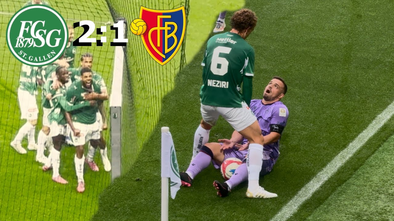 DAS war ein CRAZY MATCH! FC SG vs. FC Basel | VLOG #3