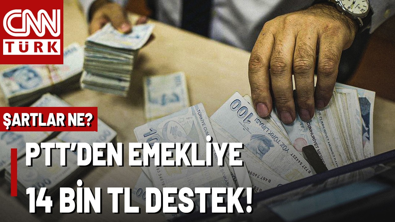 Emekliler Dikkat! Şartlar Belli Oldu: PTT'den Emeklilere 14 Bin TL Geri &Ouml;demesiz Destek!