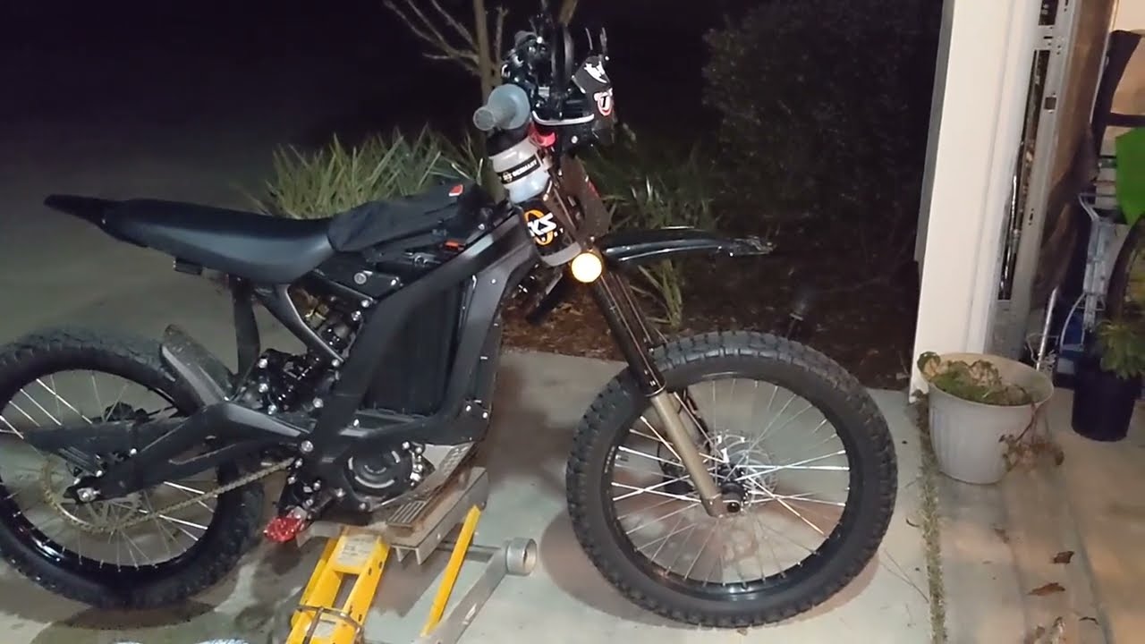 How I realigned the front wheel, after I crashed my Sur-Ron Light Bee.