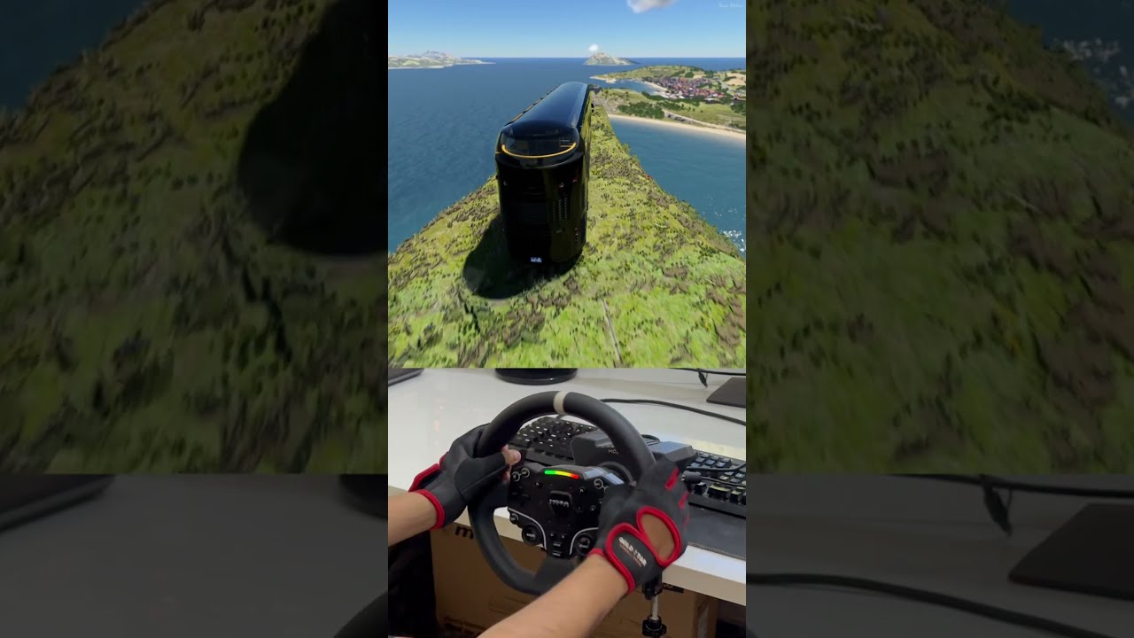 Double Capsule Bus Boost Drifting in BeamNG.drive #bus #beamngdrive #drifting #buses