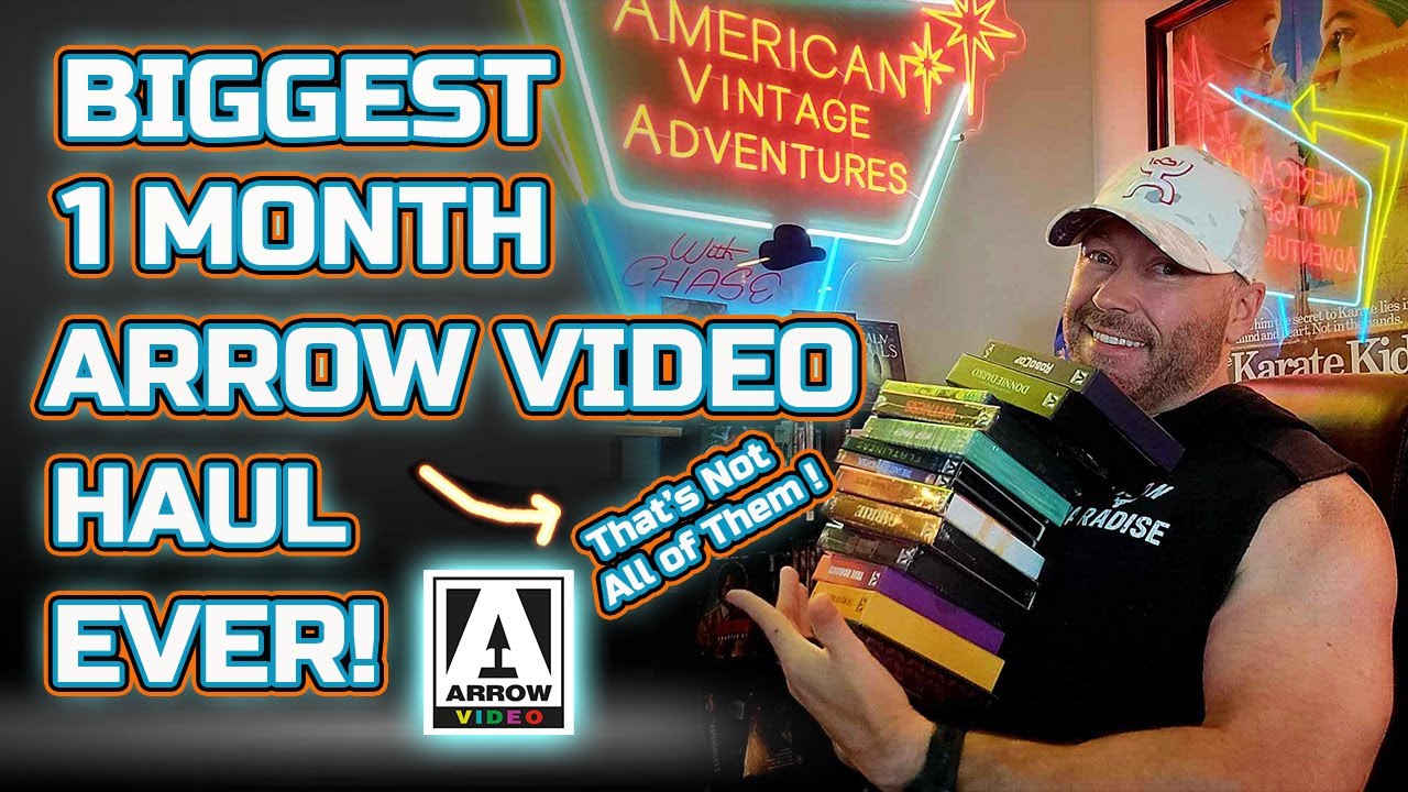 The BIGGEST Arrow Video Haul You've Ever Seen!