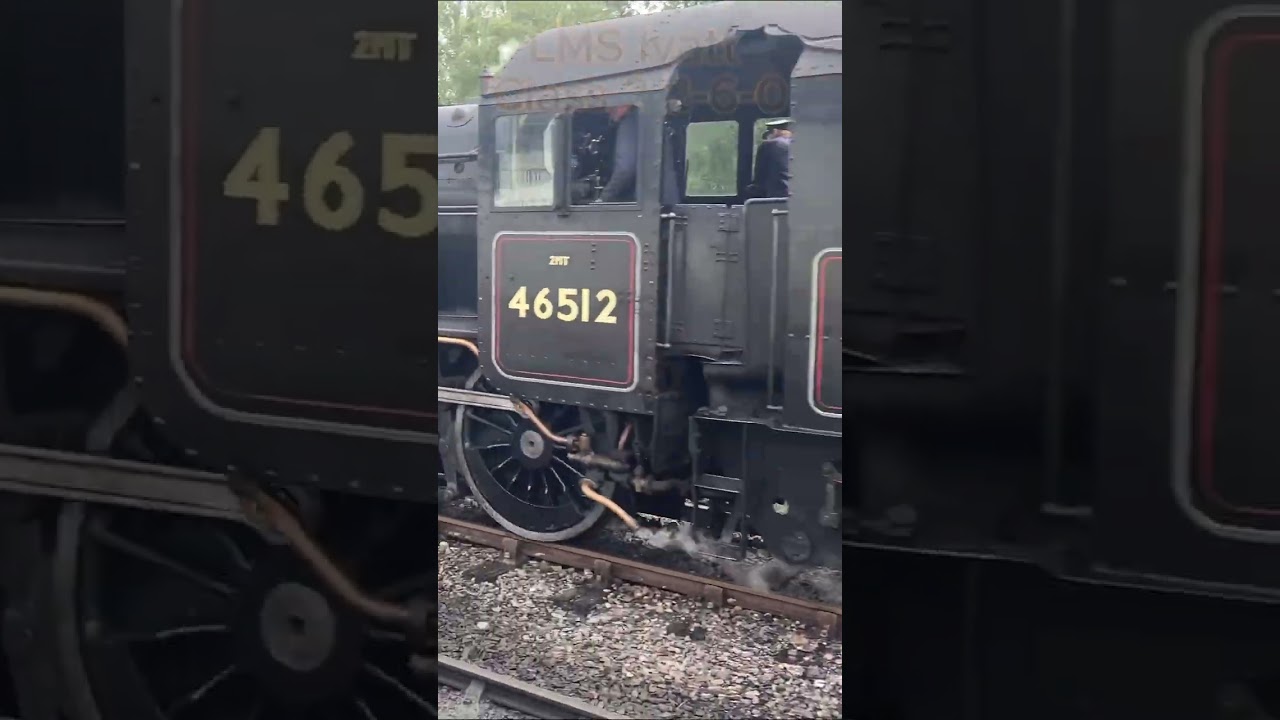 LMS Ivatt Class 2 2-6-0 Preforms Shunting Operations on the Strathspey Railway.