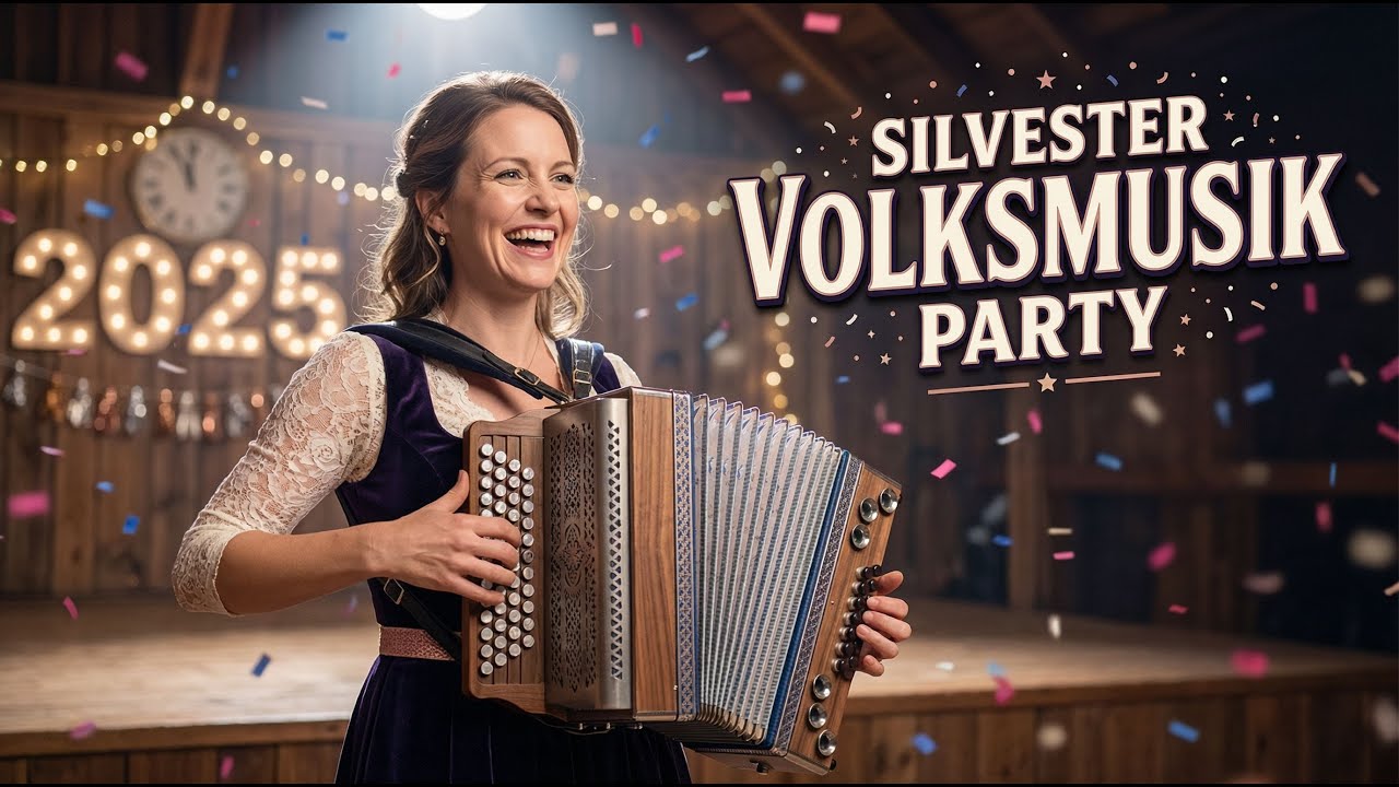 🎉 Silvester Volksmusik Party 🪗 New Year 2025 Countdown Mix 🎶