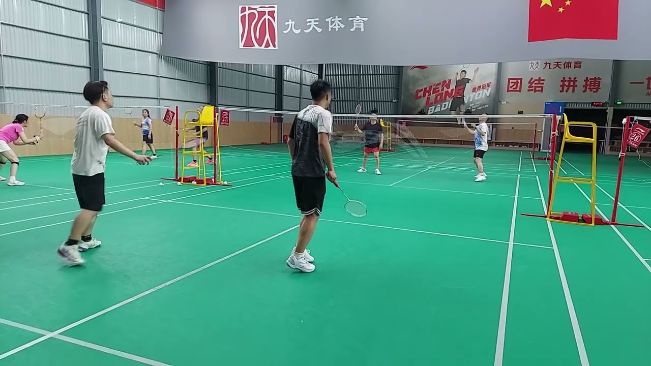 Badminton game, Zhongshan, China 3 2 26 2