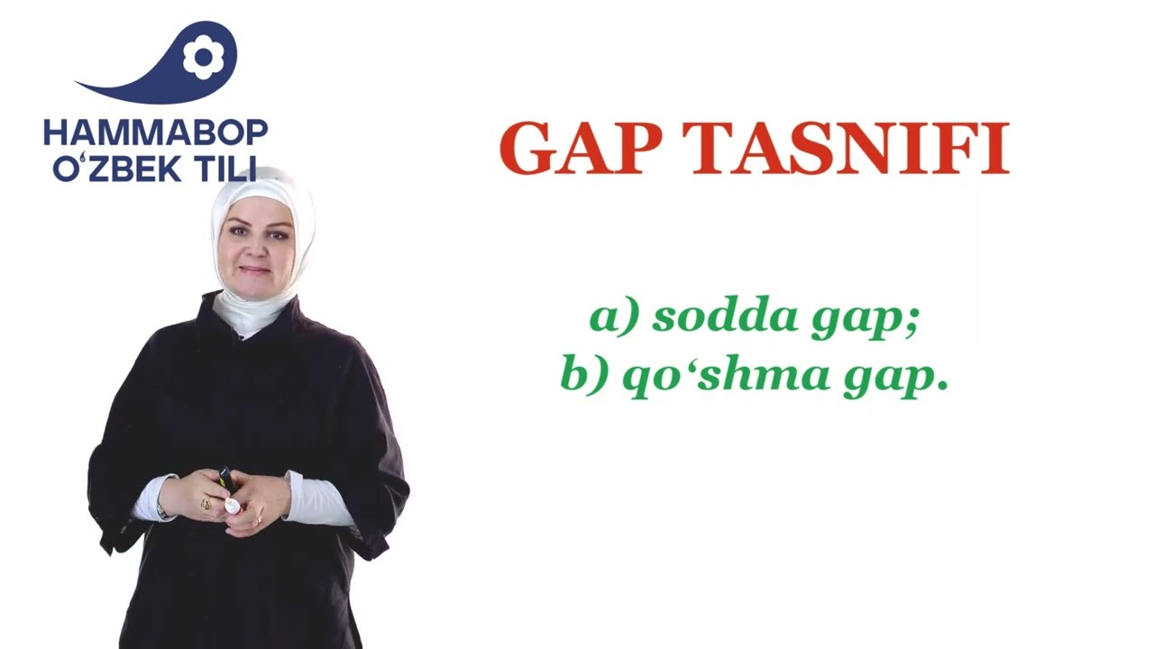 Gap tasnifi. Sodda va qo'shma gap.