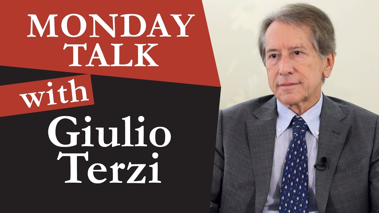 Monday Talk with Giulio Terzi, Former Italian Minister of Foreign Affairs