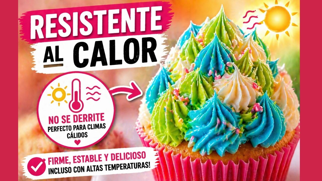 BUTTERCREAM AMERICANA PERFECTA Y  resistente al CALOR |sofiarepostera