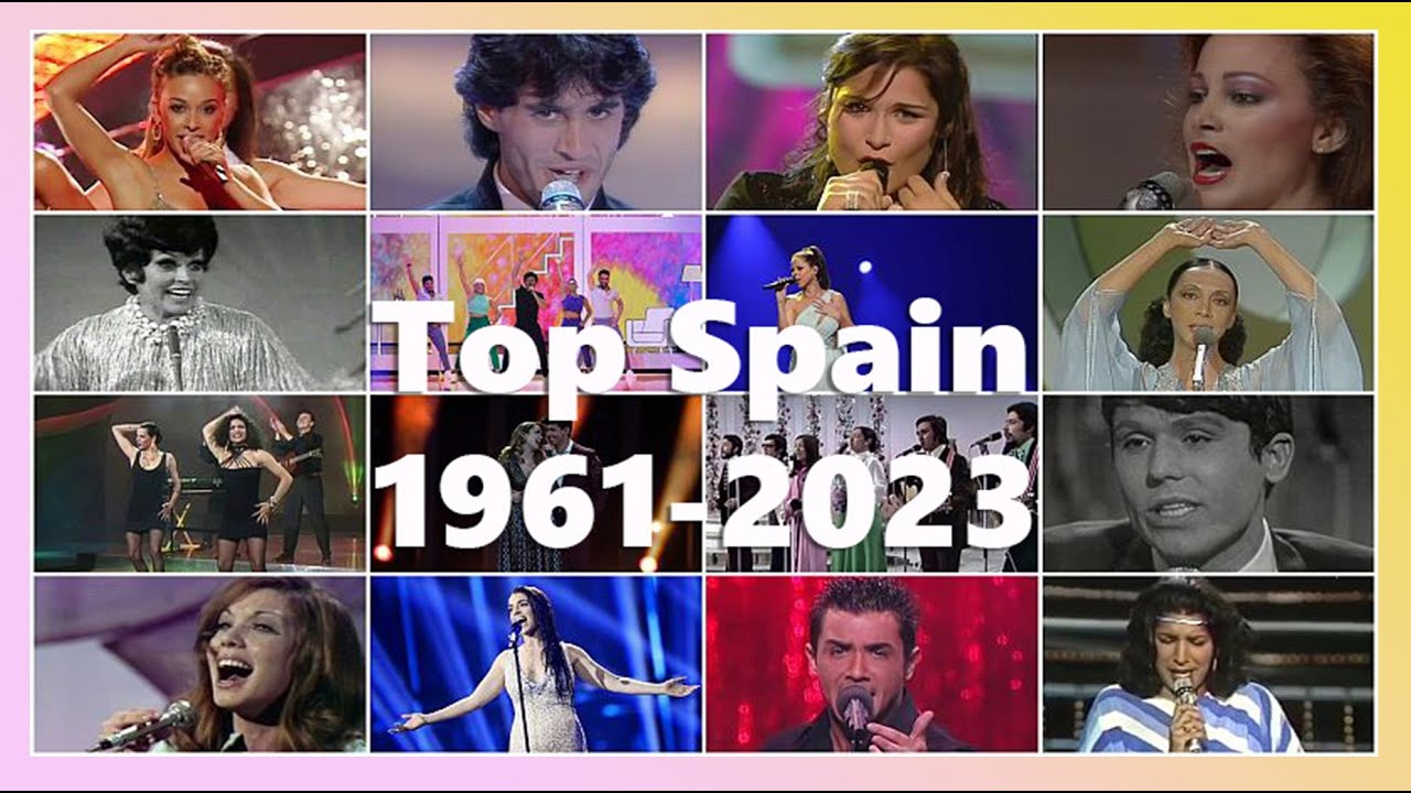 Eurovisión SPAIN 🇪🇸 TOP 1961- 2023