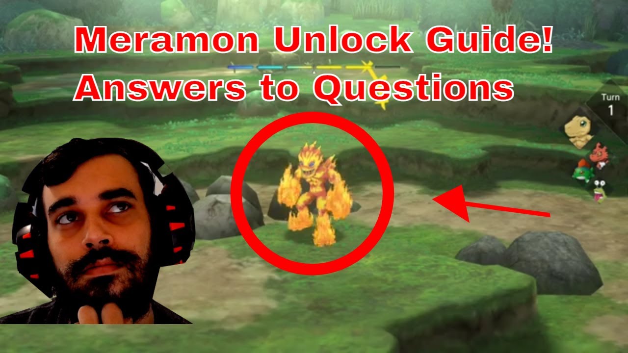 Digimon Survive Unlocking Meramon, Best Answers to Meramon!!