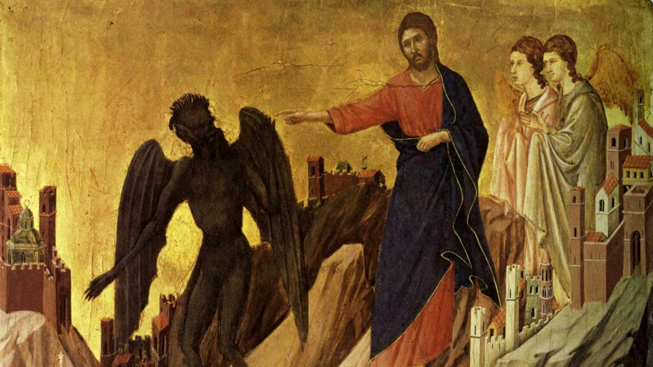 1º Domingo da Quaresma. O Senhor nos dar o exemplo de como vencer as tentações do diabo! Mt 4,1-11.