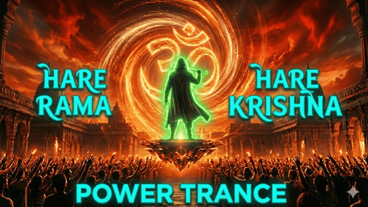 Hare Rama Hare Krishna - Powerful Psytrance Remix | MantraTranceXT #music #bhakti #bhajan