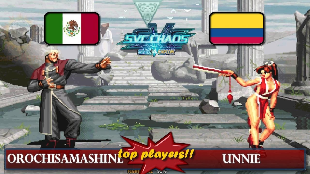 [TOPs SVC Chaos FT5] OROCHISAMASHINE (Mex) vs Unnie (Col) #svcchaos