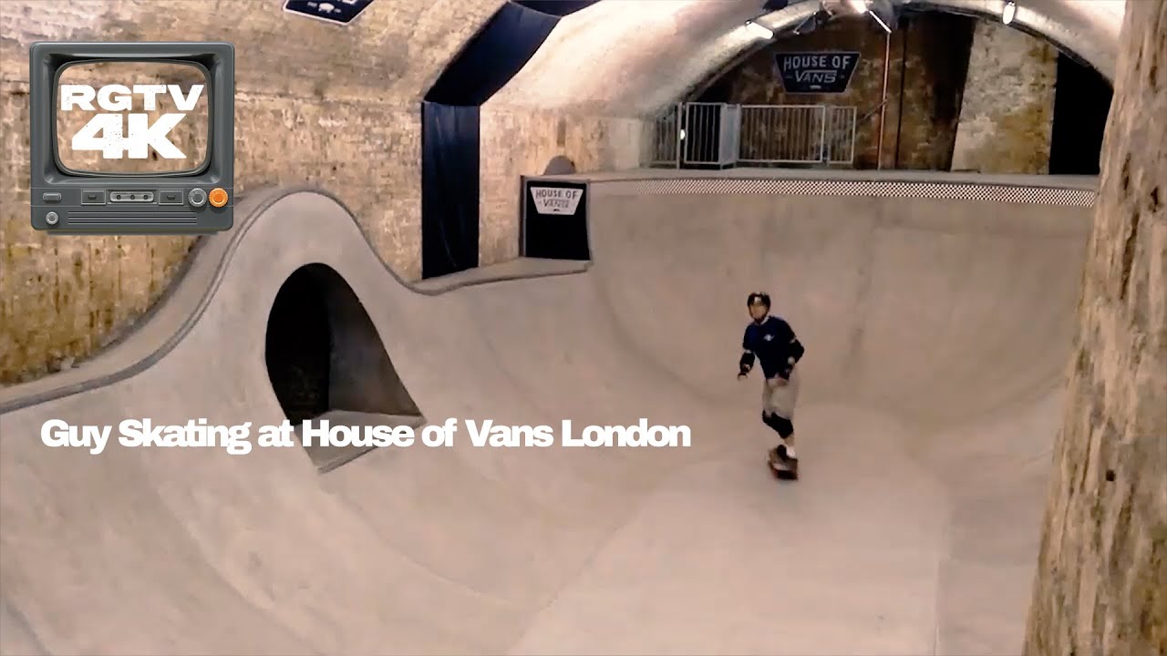 Guy Skating at House of Vans London in Waterloo 4K
