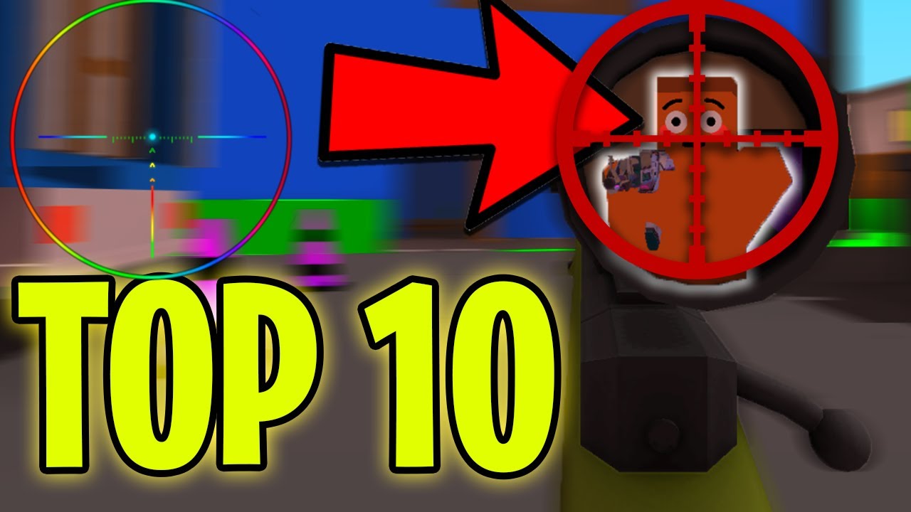 Top 10 BEST Custom Krunker.io Sniper Scopes!