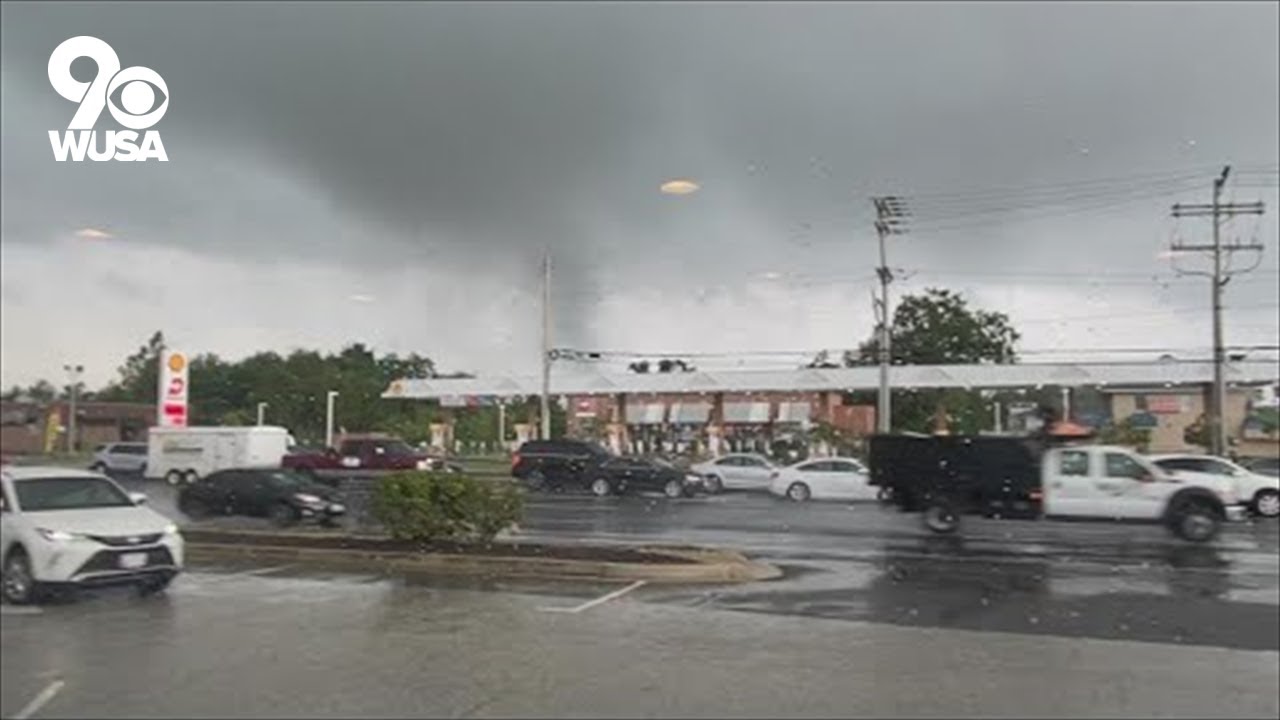 Possible tornado spotted in Edgewater, Md.
