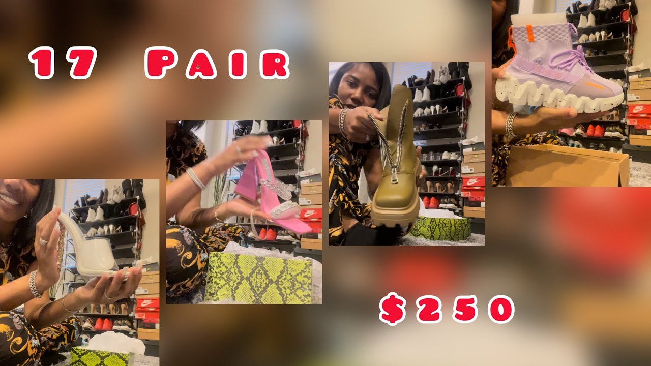 SHOE HAUL! 17 pairs of shoes for $250