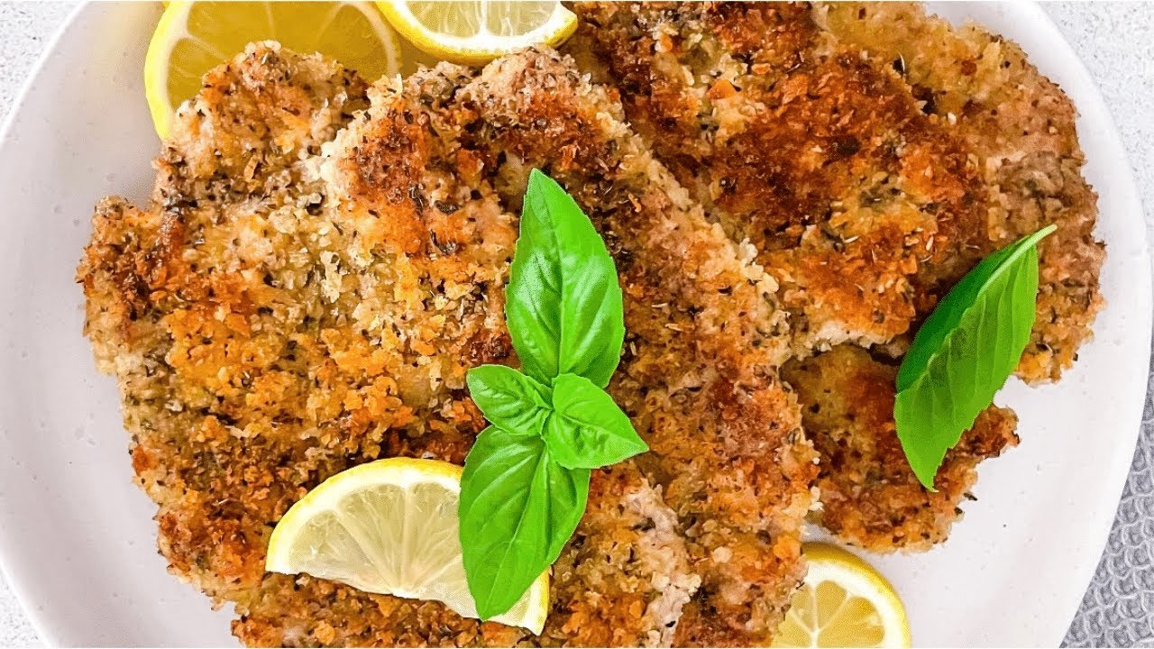 Lemon Herb Pork Schnitzels