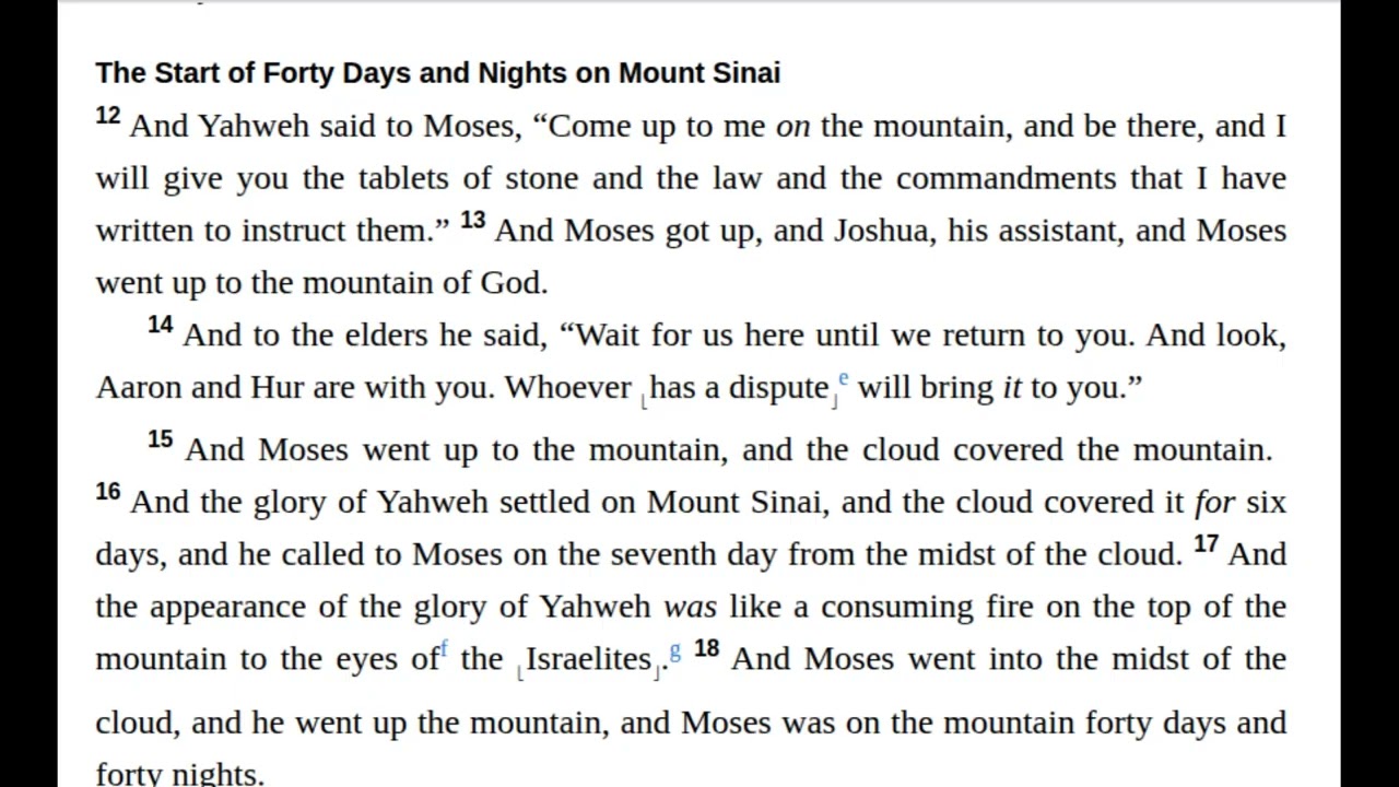 Day 49 (Feb 18): Exodus 23-24, Mark 3:31 - 4:29, Psalm 22:22-31