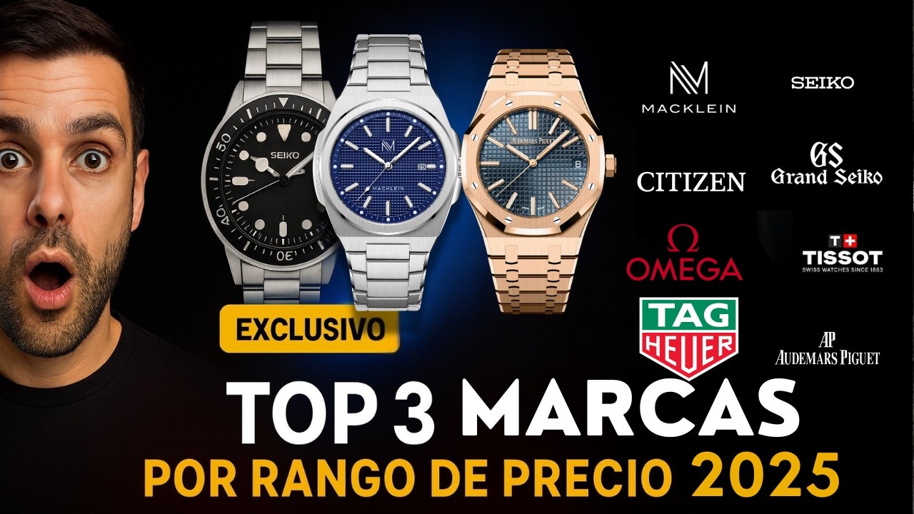 TOP Marcas de Relojes 2025 ⌚ Mis Recomendaciones Personales por Precio