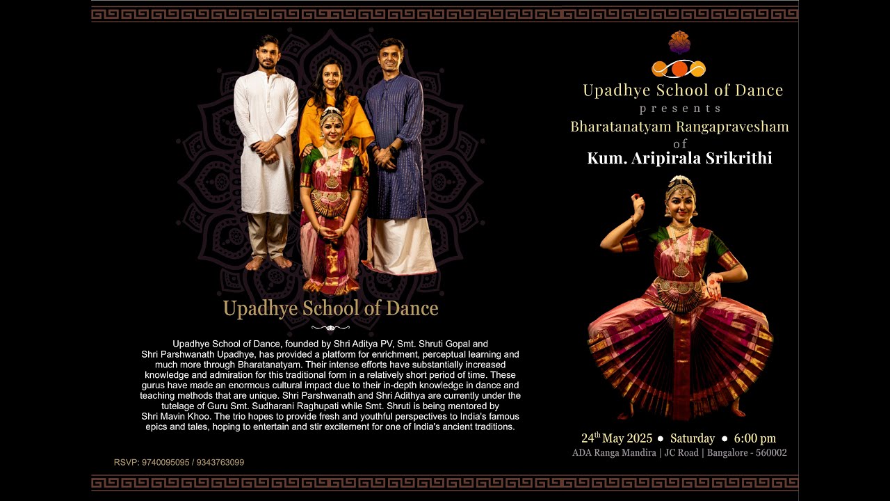 Bharatanatyam Rangapravesham of Kum. Aripirala Srikrithi
