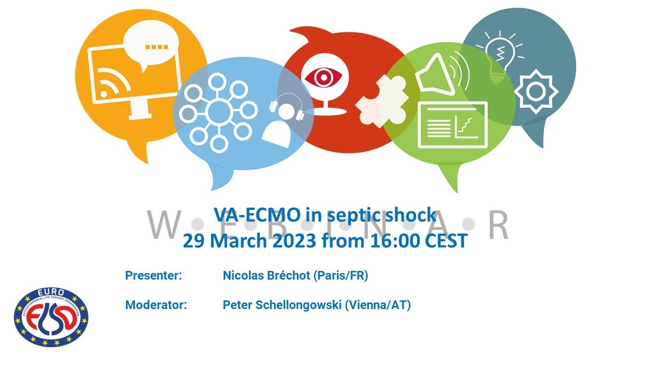 EuroELSO Webinar - VA-ECMO in septic shock