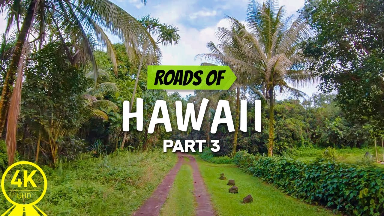 3HRS Senic Drive Video for Workout - Hawaii Roads Treadmill Scenery / Indoor Cycling - Part #3